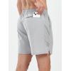 imageNORTHYARD Mens Athletic Running Shorts 5quot Quick Dry Lightweight with Zip Pockets Gym Workout ActiveLightgrey