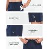imageNORTHYARD Mens Athletic Running Shorts 5quot Quick Dry Lightweight with Zip Pockets Gym Workout ActiveNavy