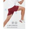 imageNORTHYARD Mens Athletic Running Shorts 5quot Quick Dry Lightweight with Zip Pockets Gym Workout ActiveWine