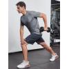 imageNORTHYARD Mens Athletic Running Shorts with Zip Pockets Workout Lightweight Sports Hiking Tennis Gym 7quot Quick Dry ShortsDarkgrey