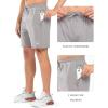 imageNORTHYARD Mens Athletic Running Shorts with Zip Pockets Workout Lightweight Sports Hiking Tennis Gym 7quot Quick Dry ShortsLightgrey