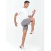 imageNORTHYARD Mens Athletic Running Shorts with Zip Pockets Workout Lightweight Sports Hiking Tennis Gym 7quot Quick Dry ShortsStone