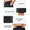 imageNORTHYARD Mens Running Athletic Shorts 5 Workout Gym Tennis Short Quick Dry Lightweight Active Sports BasketballBlack