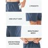 imageNORTHYARD Mens Running Athletic Shorts 5 Workout Gym Tennis Short Quick Dry Lightweight Active Sports BasketballCool Grey