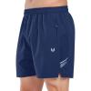imageNORTHYARD Mens Athletic Running Shorts 5quot Quick Dry Lightweight with Zip Pockets Gym Workout ActiveDarkblue