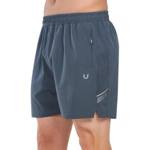 imageNORTHYARD Mens Athletic Running Shorts 5quot Quick Dry Lightweight with Zip Pockets Gym Workout ActiveCoolgrey