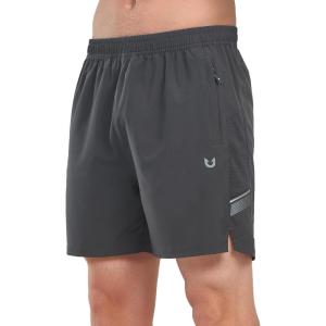 imageNORTHYARD Mens Athletic Running Shorts 5quot Quick Dry Lightweight with Zip Pockets Gym Workout ActiveDarkgrey