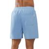 imageNORTHYARD Mens Athletic Running Cotton ShortsLounge Sweat Shorts with Zipper Pockets for WorkoutBluebell