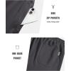 imageNORTHYARD Mens Athletic Running Cotton ShortsLounge Sweat Shorts with Zipper Pockets for WorkoutDarkgrey