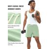imageNORTHYARD Mens Athletic Running Cotton ShortsLounge Sweat Shorts with Zipper Pockets for WorkoutLodenfrost