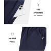 imageNORTHYARD Mens Athletic Running Cotton ShortsLounge Sweat Shorts with Zipper Pockets for WorkoutNavy