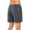 imageNORTHYARD Mens Athletic Running Cotton ShortsLounge Sweat Shorts with Zipper Pockets for WorkoutSmoke Heather