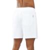imageNORTHYARD Mens Athletic Running Cotton ShortsLounge Sweat Shorts with Zipper Pockets for WorkoutWhite