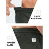 imageNORTHYARD Mens Casual Twill Cotton Cargo Shorts with Elastic Waist and 6 Pockets Work Cargo Shorts for MenArmygreen