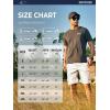 imageNORTHYARD Mens Casual Twill Cotton Cargo Shorts with Elastic Waist and 6 Pockets Work Cargo Shorts for MenWhite