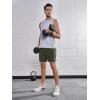 imageNORTHYARD Mens Workout Running Gym Breathable Shorts Quick Dry 5 Lightweight Athletic Shorts for MenArmygreen