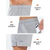 imageNORTHYARD Mens Workout Running Gym Breathable Shorts Quick Dry 5 Lightweight Athletic Shorts for MenLightgrey