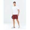imageNORTHYARD Mens Workout Running Gym Breathable Shorts Quick Dry 5 Lightweight Athletic Shorts for MenWine