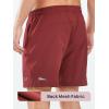 imageNORTHYARD Mens Workout Running Gym Breathable Shorts Quick Dry 5 Lightweight Athletic Shorts for MenWine
