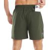 imageNORTHYARD Mens 5 Inch Inseam Running Gym Shorts Quick Dry Athletic Shorts for Men Active Workout Sport with Zip PocketsArmygreen