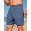 imageNORTHYARD Mens 5 Inch Inseam Running Gym Shorts Quick Dry Athletic Shorts for Men Active Workout Sport with Zip PocketsFederalblue