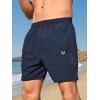 imageNORTHYARD Mens 5 Inch Inseam Running Gym Shorts Quick Dry Athletic Shorts for Men Active Workout Sport with Zip PocketsNavy