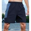 imageNORTHYARD Mens Athletic Running Shorts Quick Dry Workout Gym Shorts 7quot Lightweight Sports Tennis Shorts Swim Trunks Shorts Navy S
