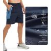 imageNORTHYARD Mens Athletic Running Shorts Quick Dry Workout Gym Shorts 7quot Lightweight Sports Tennis Shorts Swim Trunks Shorts Navy S