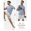 imageNORTHYARD Mens Athletic Running TShirtsWorkout Breathable ShortSleeve Sports Gym TeeBlue Heather