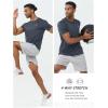 imageNORTHYARD Mens Athletic Running TShirtsWorkout Breathable ShortSleeve Sports Gym TeeDarkgrey