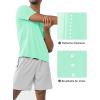 imageNORTHYARD Mens Athletic Running TShirtsWorkout Breathable ShortSleeve Sports Gym TeeMintgreen