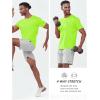 imageNORTHYARD Mens Athletic Running TShirtsWorkout Breathable ShortSleeve Sports Gym TeeNeongreen