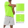 imageNORTHYARD Mens Athletic Running TShirtsWorkout Breathable ShortSleeve Sports Gym TeeNeongreen