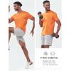 imageNORTHYARD Mens Athletic Running TShirtsWorkout Breathable ShortSleeve Sports Gym TeeOrange