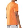 imageNORTHYARD Mens Athletic Running TShirtsWorkout Breathable ShortSleeve Sports Gym TeeOrange