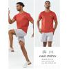imageNORTHYARD Mens Athletic Running TShirtsWorkout Breathable ShortSleeve Sports Gym TeeRed
