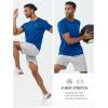 imageNORTHYARD Mens Athletic Running TShirtsWorkout Breathable ShortSleeve Sports Gym TeeRoyalblue
