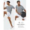 imageNORTHYARD Mens Athletic Running TShirtsWorkout Breathable ShortSleeve Sports Gym TeeSmoke Heather