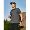 imageNORTHYARD Mens Polo Shirts Short Sleeve Golf Shirt Quick Dry Moisture Wicking Collared Polos Casual Work Tee TopDarkgrey