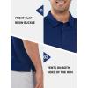 imageNORTHYARD Mens Polo Shirts Short Sleeve Golf Shirt Quick Dry Moisture Wicking Collared Polos Casual Work Tee TopNavy