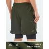 imageNORTHYARD Mens Workout Shorts 2 in 1 with Zipper Pockets Gym Running Athletic Shorts for MenArmygreen
