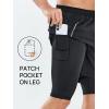 imageNORTHYARD Mens Workout Shorts 2 in 1 with Zipper Pockets Gym Running Athletic Shorts for MenBlack