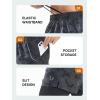 imageNORTHYARD Mens Workout Shorts 2 in 1 with Zipper Pockets Gym Running Athletic Shorts for MenCamoblack