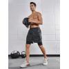 imageNORTHYARD Mens Workout Shorts 2 in 1 with Zipper Pockets Gym Running Athletic Shorts for MenCamoblack