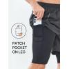 imageNORTHYARD Mens Workout Shorts 2 in 1 with Zipper Pockets Gym Running Athletic Shorts for MenDarkgrey
