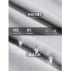 imageNORTHYARD Mens Workout Shorts 2 in 1 with Zipper Pockets Gym Running Athletic Shorts for MenLightgrey