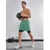 imageNORTHYARD Mens Workout Shorts 2 in 1 with Zipper Pockets Gym Running Athletic Shorts for MenLodenfrost