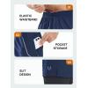 imageNORTHYARD Mens Workout Shorts 2 in 1 with Zipper Pockets Gym Running Athletic Shorts for MenNavy