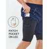 imageNORTHYARD Mens Workout Shorts 2 in 1 with Zipper Pockets Gym Running Athletic Shorts for MenNavy