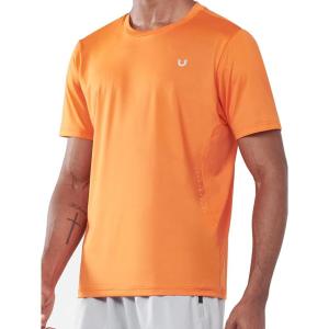 imageNORTHYARD Mens Athletic Running TShirtsWorkout Breathable ShortSleeve Sports Gym TeeOrange